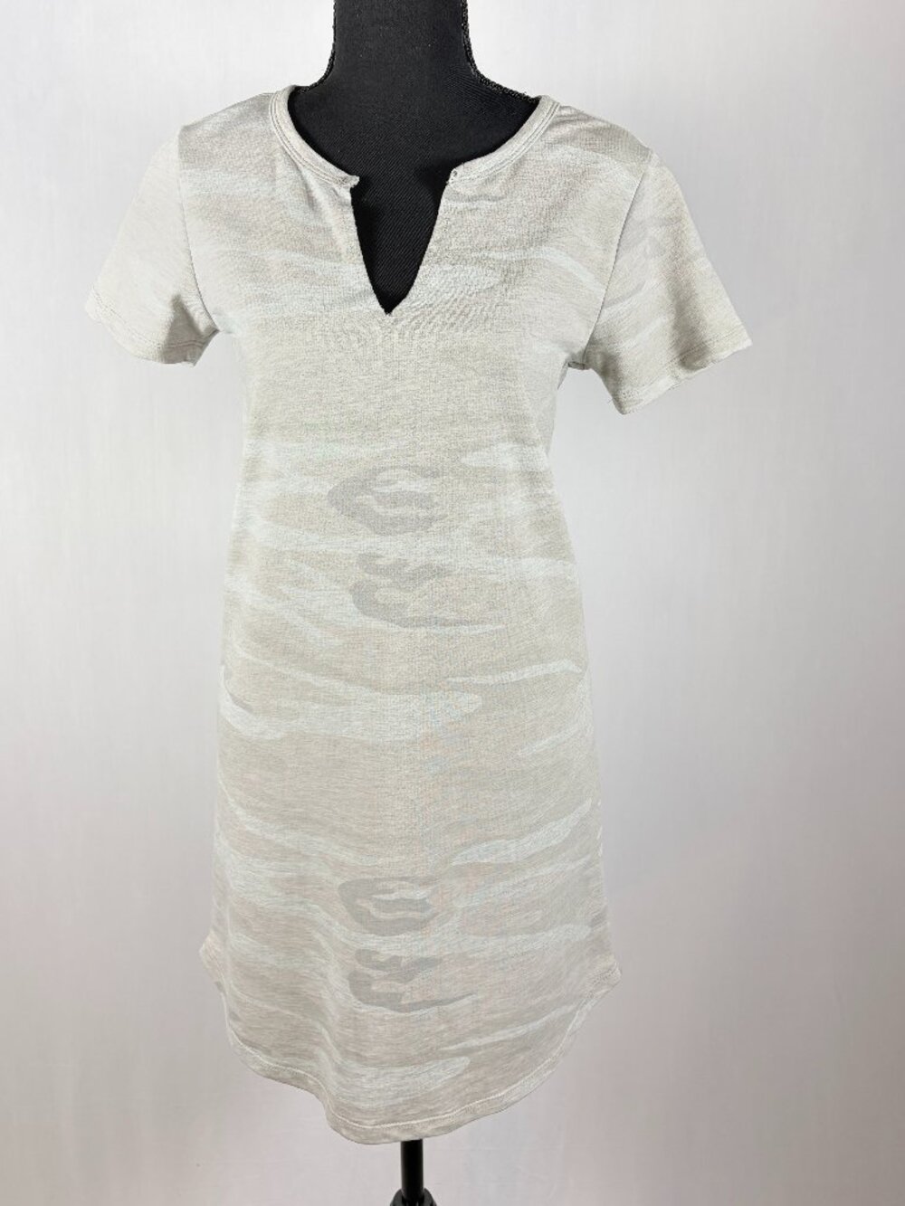 Altar’d State | Camo Heather Gray T-Shirt Dress |  XS | Short Sleeve | NWT